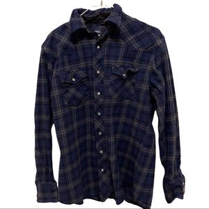 Wrangler thick flannel shirt